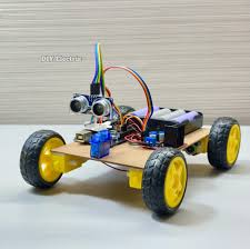 Obstacle Avoiding Car Project Diagram